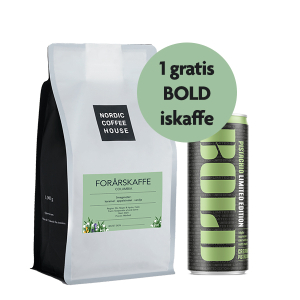 Forårskaffe fra Columbia 1 kg + 1 gratis BOLD Pistachio iskaffe